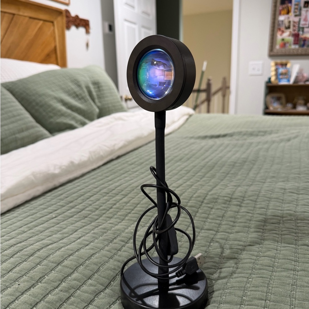 Black LED Projection Lamp